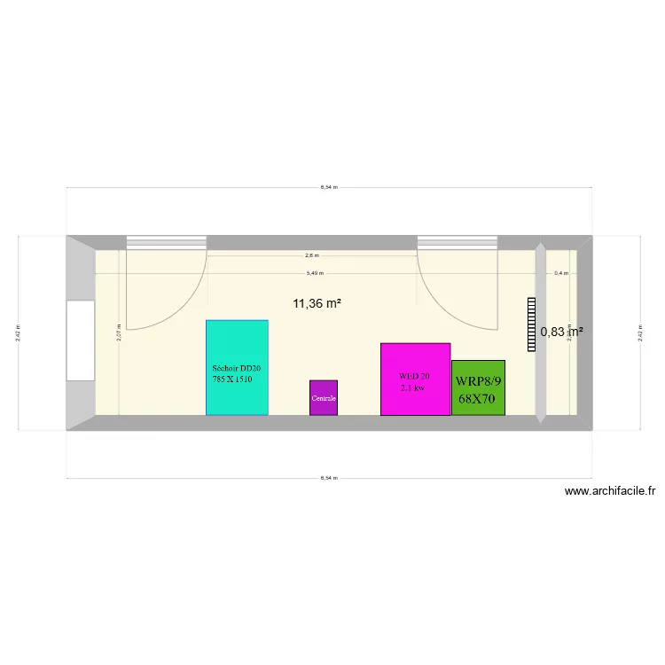 PROJET SEMIE NIORT. Plan de 