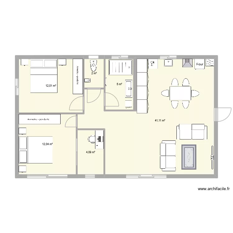 V3 projet. Plan de 6 et 76 m² V3 projet. Plan de 6 et 76 m²