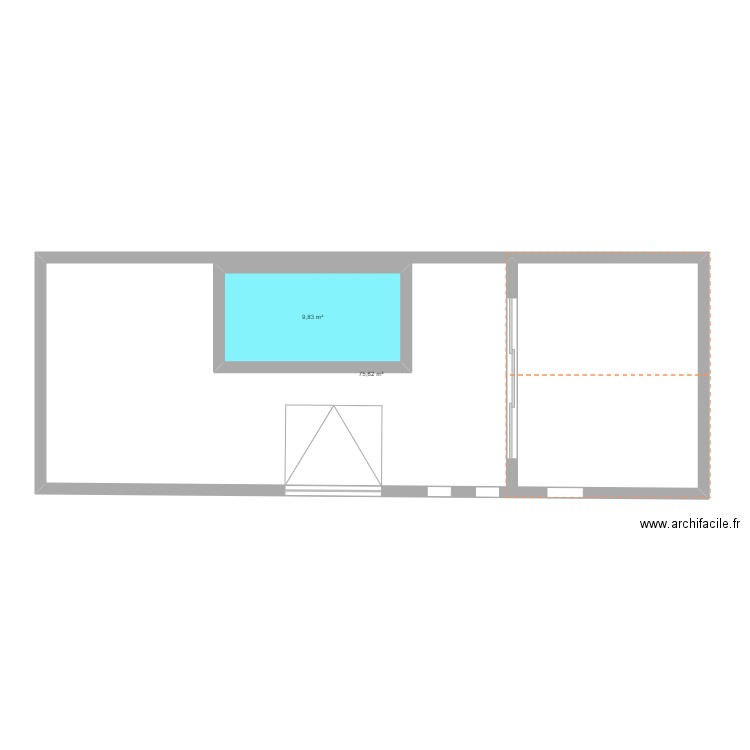grange. Plan de 0 pièce et 0 m2