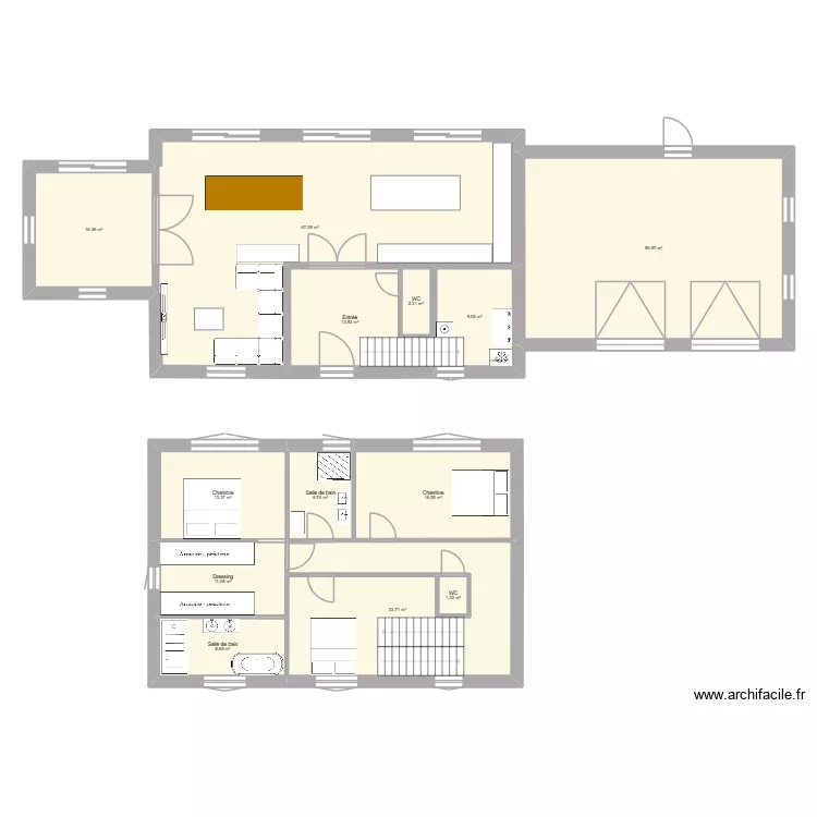 completcollé. Plan de 13 et 257 m² completcollé. Plan de 13 et 257 m²