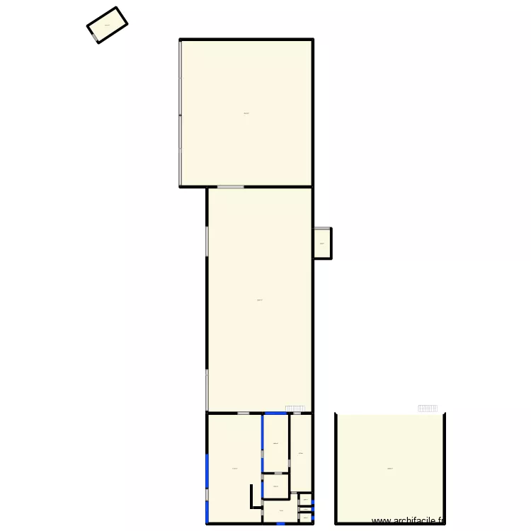 AMS MONTBRAY. Plan de 13  et 1258 m²