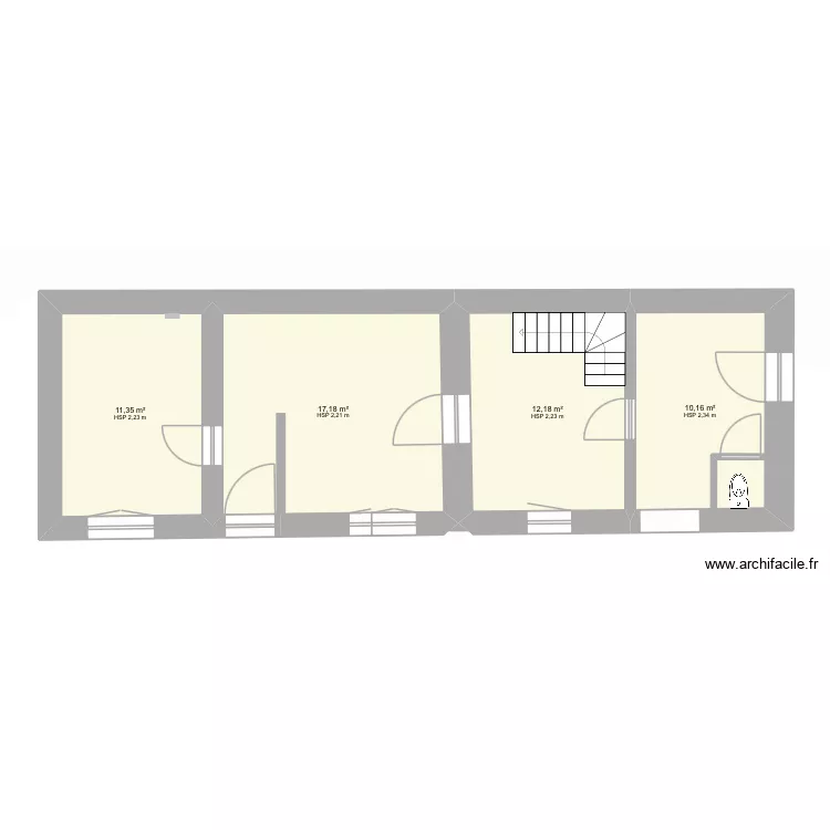 DABO 1ER. Plan de 4 et 51 m² DABO 1ER. Plan de 4 et 51 m²