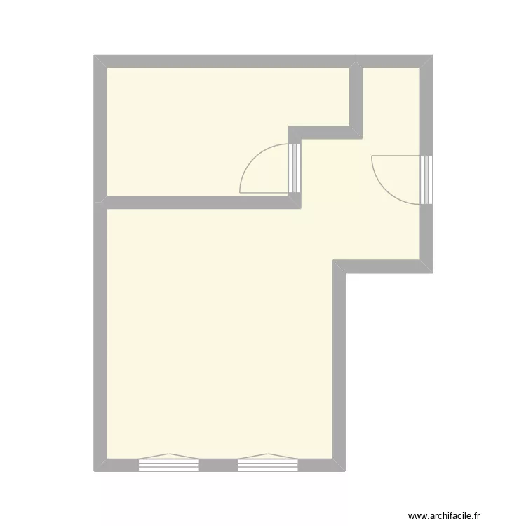 LEROUX - ROUEN. Plan de 2  et 27 m²