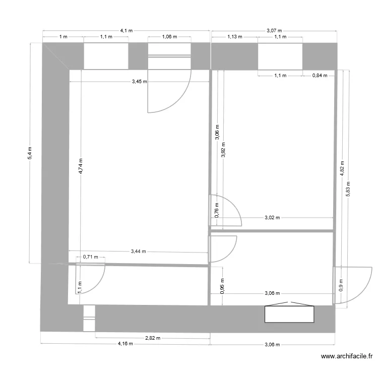 Parrain - Bussy Albieu - Rdc. Plan de 