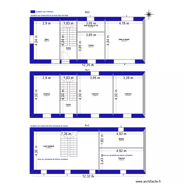 OLANDA virginie. Plan de 