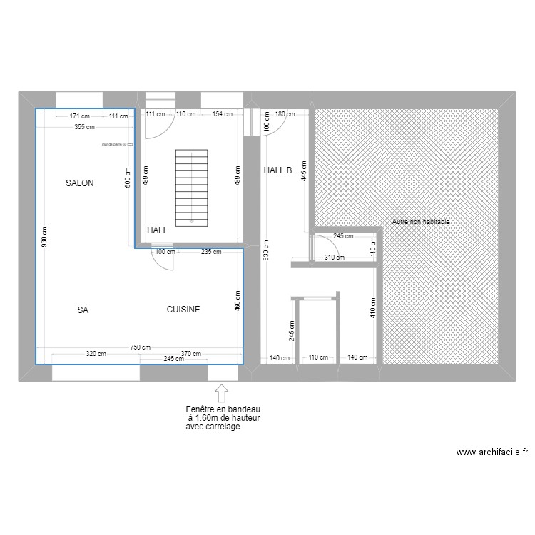 maison mallo. Plan de 14 pièces et 298 m2