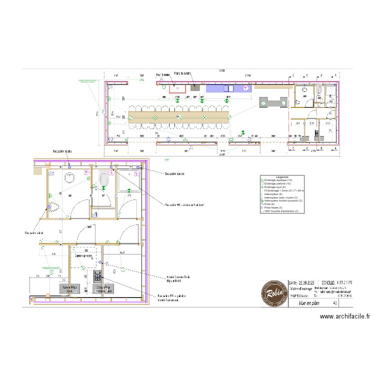 RANCH. Plan de 0 pièce et 0 m2