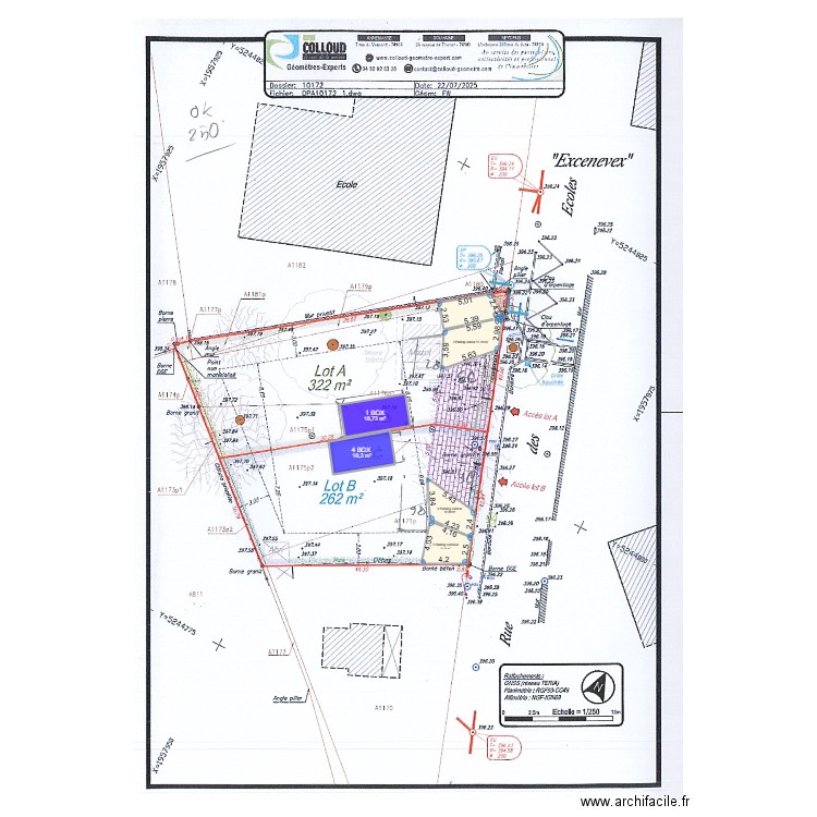 PARKING 112. Plan de 6 pièces et 94 m2