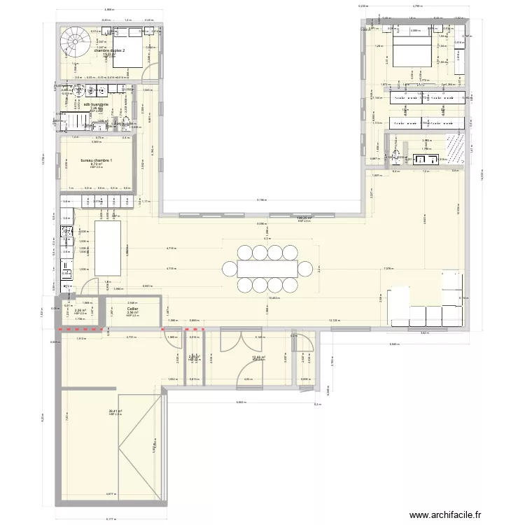 MAES 1. Plan de 9 et 225 m² MAES 1. Plan de 9 et 225 m²