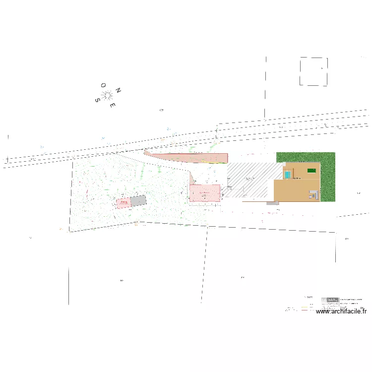 jardin. Plan de 