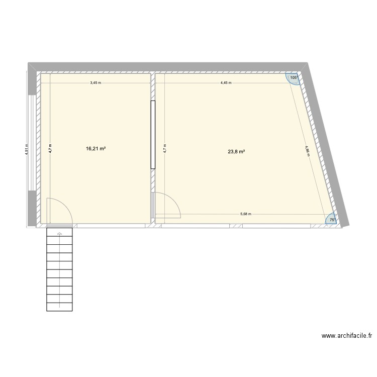 FILTROPTA étage. Plan de 0 pièce et 0 m2