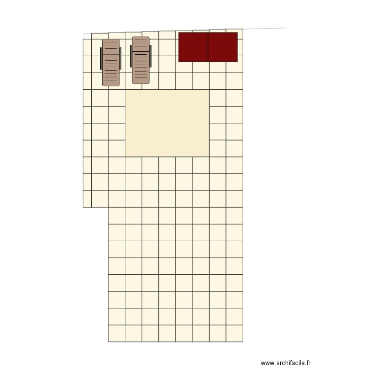 Terrasse Piscine V02. Plan de 0 pièce et 0 m2