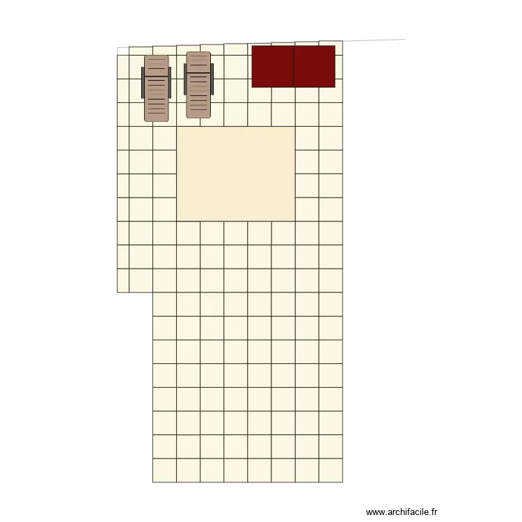Terrasse Piscine V02. Plan de 