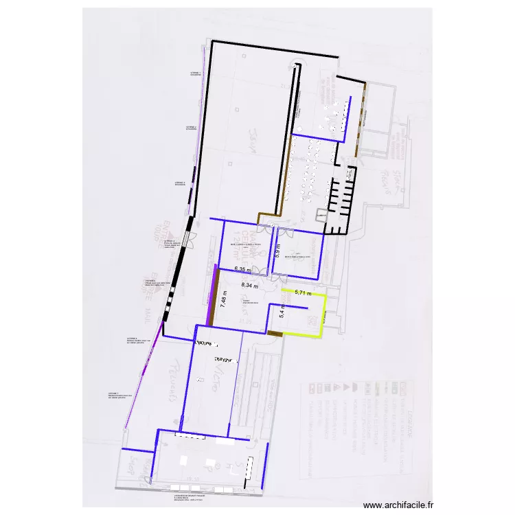 LFAJ_V2 Etage 1. Plan de LFAJ_V2 Etage 1. Plan de