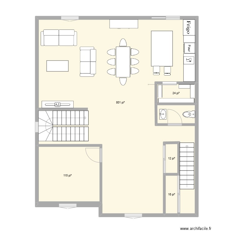 rdc V2. Plan de 0 pièce et 0 m2
