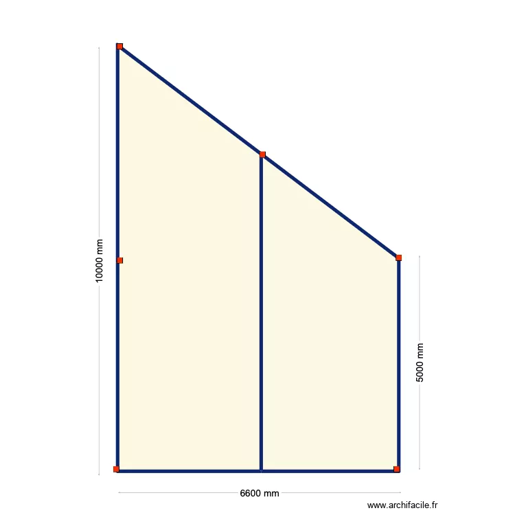 Nueva Andalousia. Plan de 2  et 48 m²
