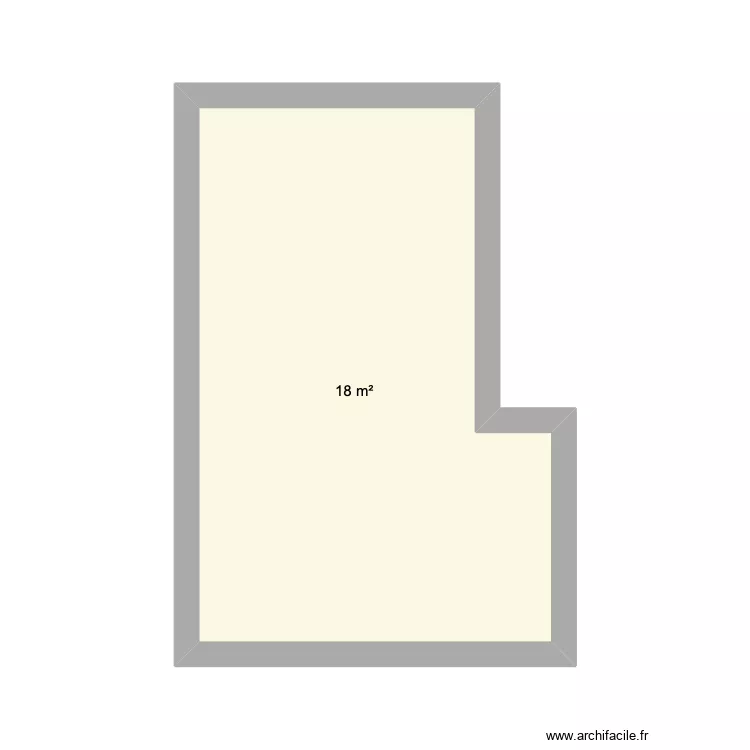 PARKING SAINT DENIS. Plan de 1  et 18 m²
