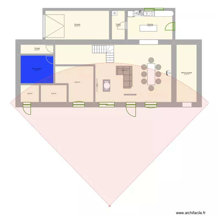 Option4. Plan de 10  et 145 m²