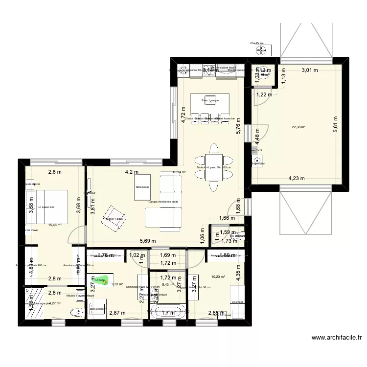 Maison Cestas. Plan de 8 et 109 m² Maison Cestas. Plan de 8 et 109 m²
