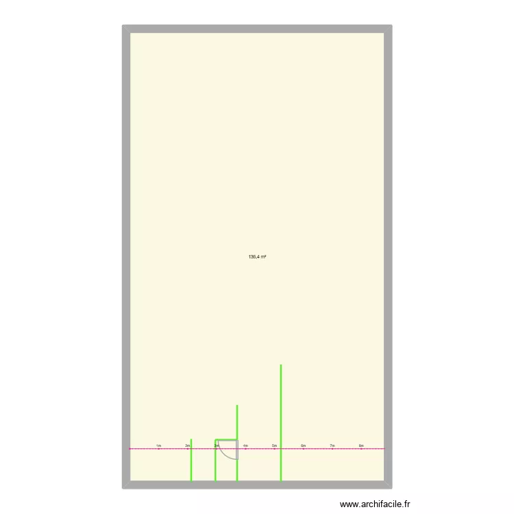Ste Ursule 1. Plan de 1 et 136 m² Ste Ursule 1. Plan de 1 et 136 m²