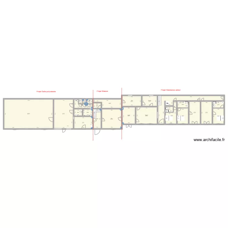 Les 3 saules r&eacute;novation V9. Plan de 