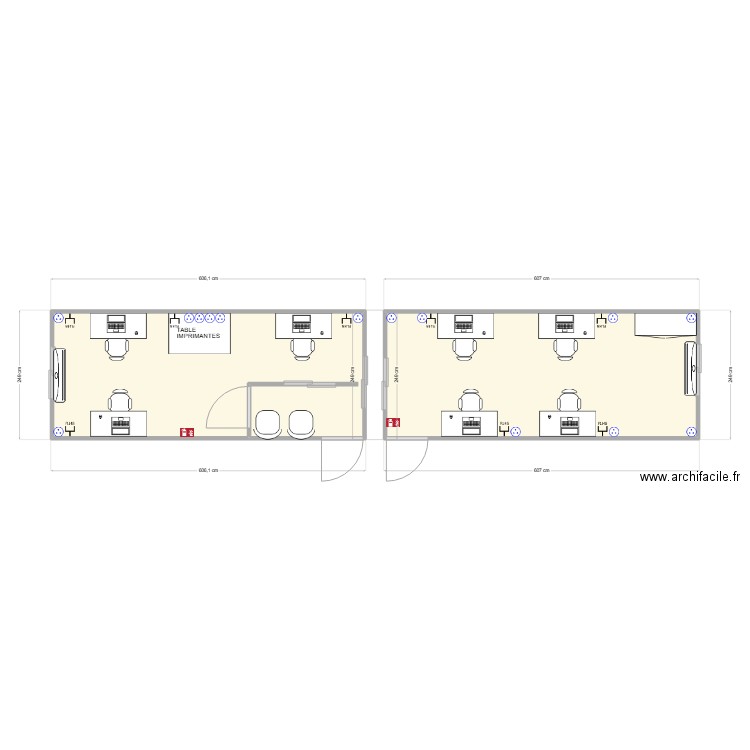 IETC CHANTIER FEYZIN. Plan de 2 pièces et 28 m2
