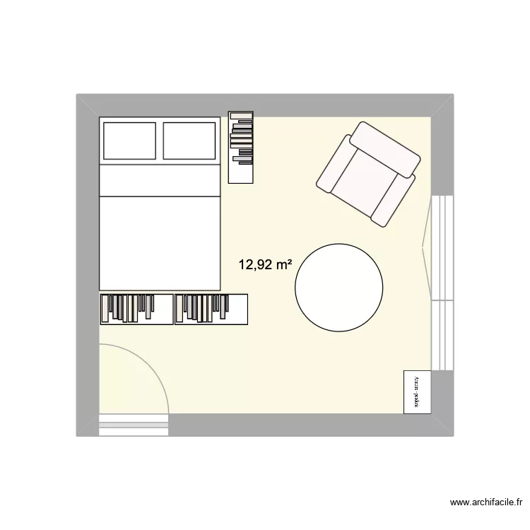 Collonges 5. Plan de 1 et 13 m² Collonges 5. Plan de 1 et 13 m²