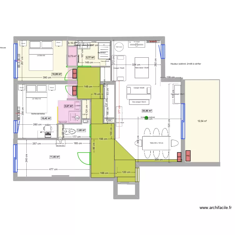 Appart Rossan T3_PAC V2. Plan de 8 et 27 m² Appart Rossan T3_PAC V2. Plan de 8 et 27 m²