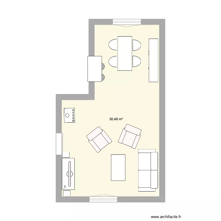 Maison Veen Fo. Plan de 