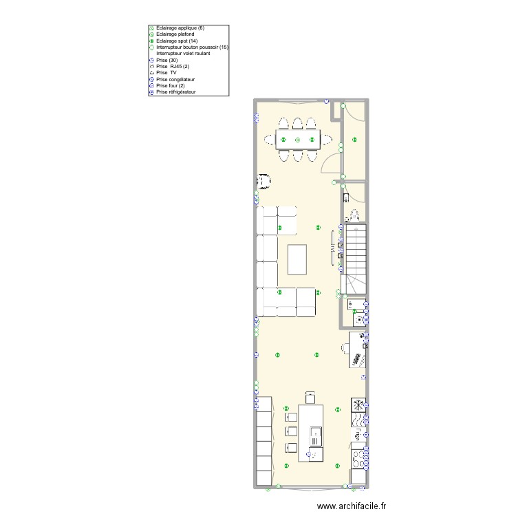 PLAN RDC HEM. Plan de 0 pièce et 0 m2