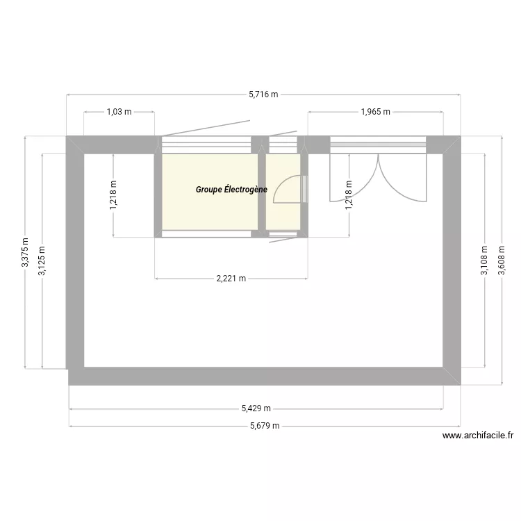 Maison 102. Plan de 