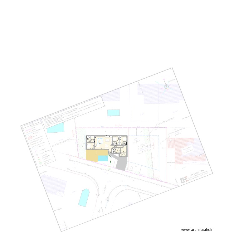Aurélia Frison. Plan de 11 pièces et 150 m2