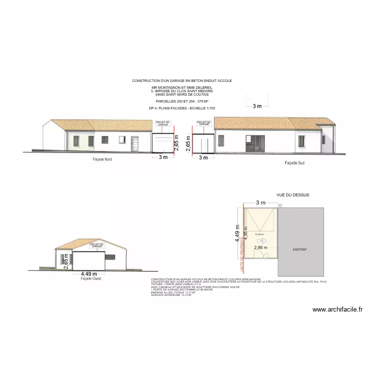DP 4 MONTAGNON V2. Plan de 