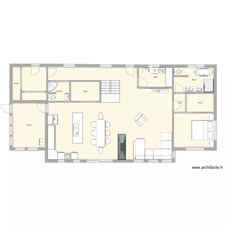 Maison1. Plan de 