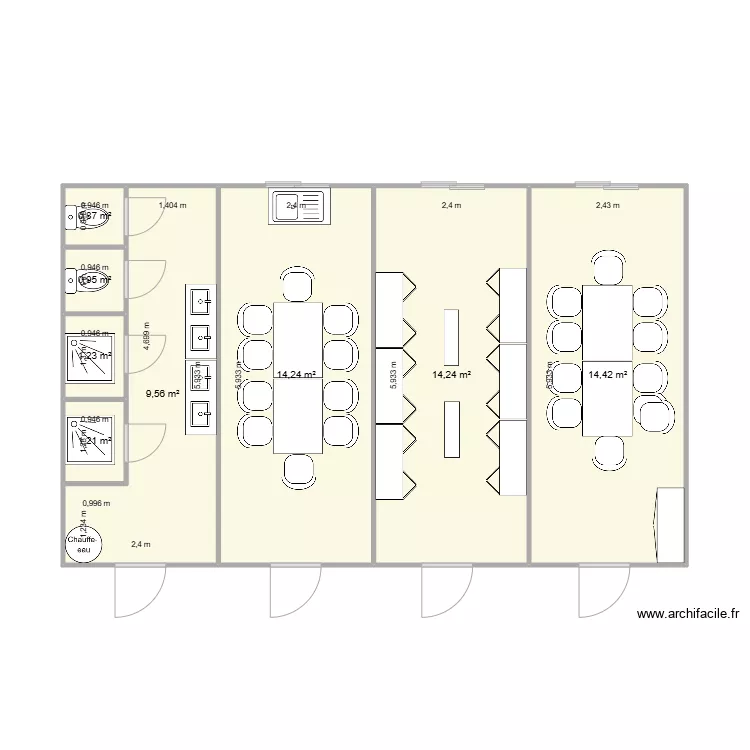 FAURE MACONNERIE CHANTIER RILLIEUX. Plan de 