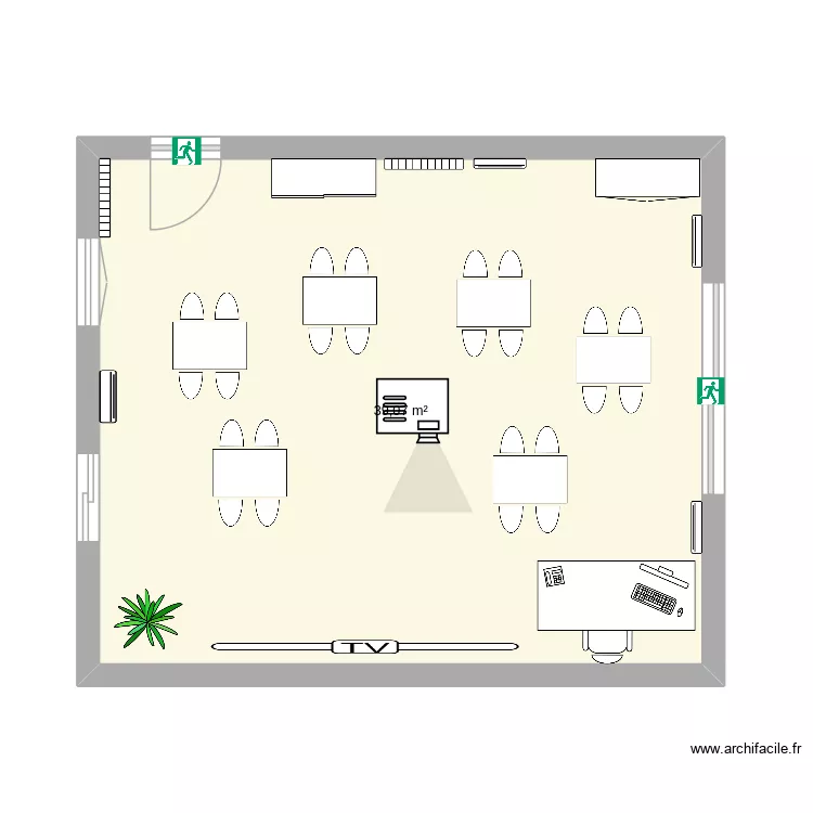 aazs. Plan de 1 et 39 m² aazs. Plan de 1 et 39 m²