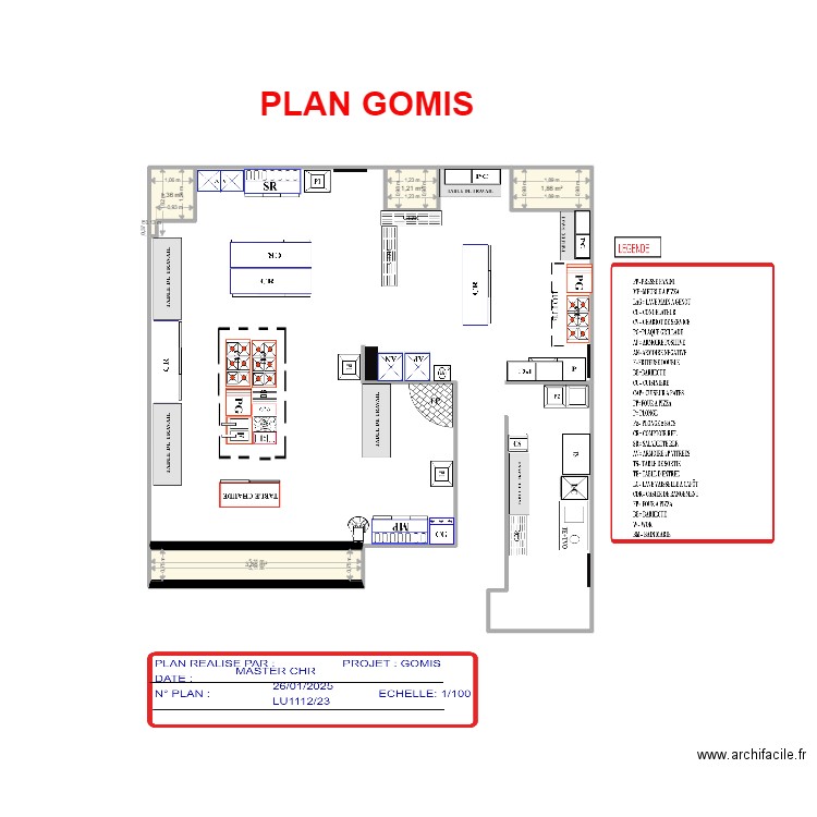PLAN GOMIS1. Plan de 4 pièces et 8 m2