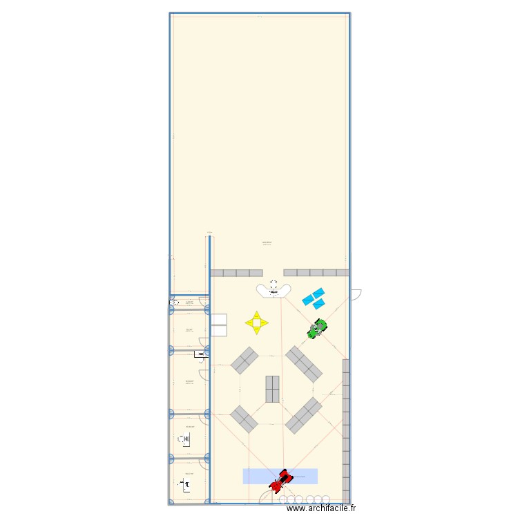 Maréchal Corbigny V6-. Plan de 6 pièces et 511 m2