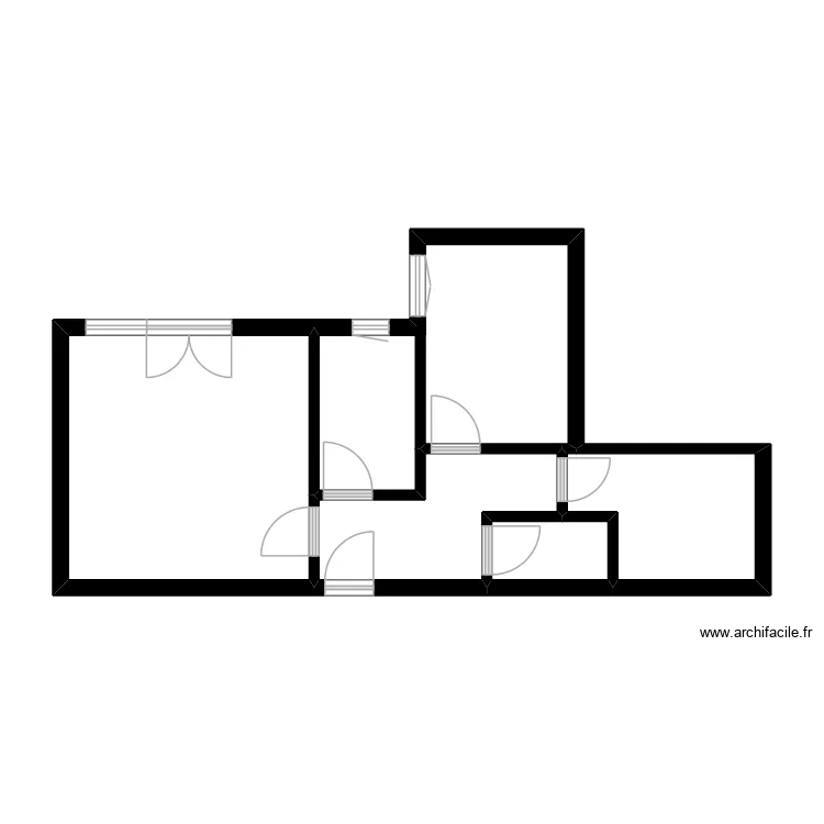 Plan Mamie. Plan de 5  et 41 m²