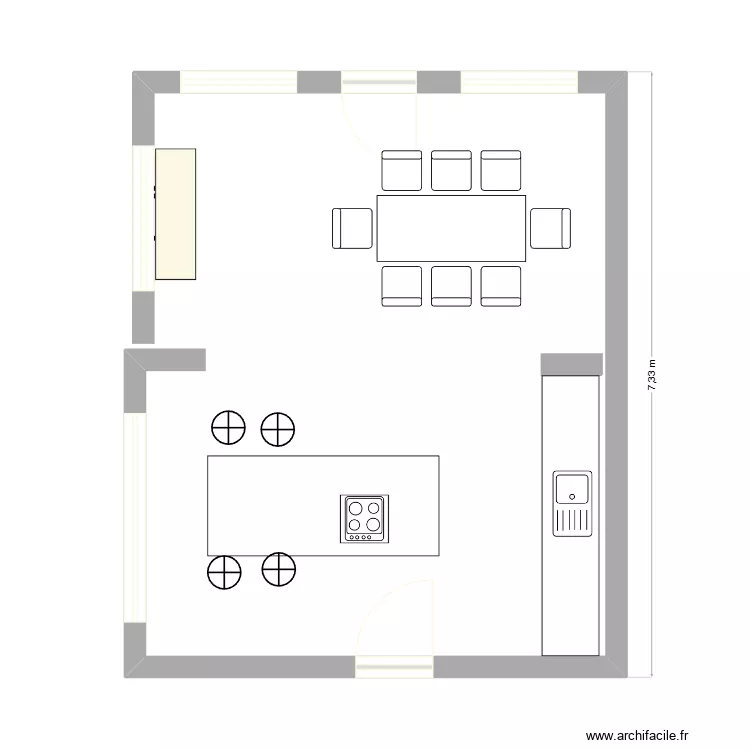 cuisine. Plan de cuisine. Plan de