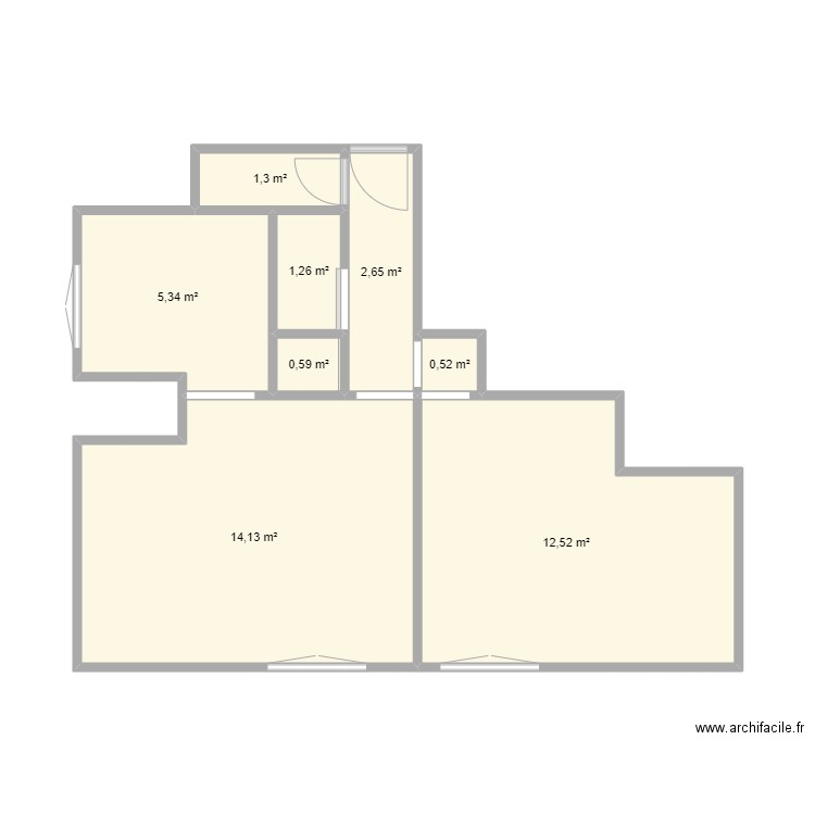 12 AV DES HIRONDELLES. Plan de 8 pièces et 38 m2