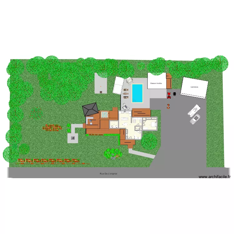 maison de l'orignial. Plan de 