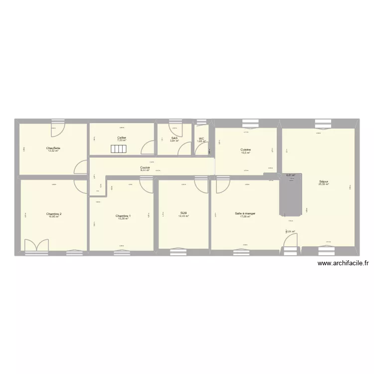 Metz. Plan de 14  et 137 m²