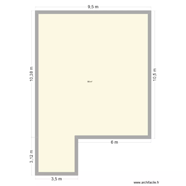 plan antoine. Plan de 1 et 99 m² plan antoine. Plan de 1 et 99 m²