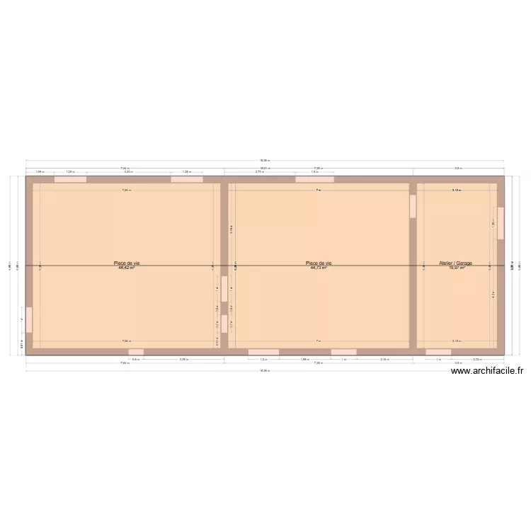projet 2 bis - avec plafond cathédrale - fermette au dessus du garage. Plan de projet 2 bis - avec plafond cathédrale - fermette au dessus du garage. Plan de