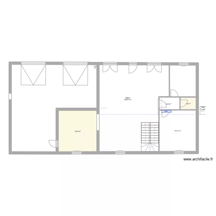 GUAYARD. Plan de 12  et 450 m²
