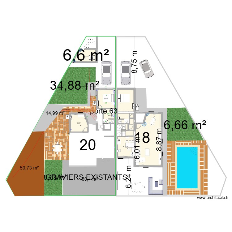 PLANV41. Plan de 0 pièce et 0 m2