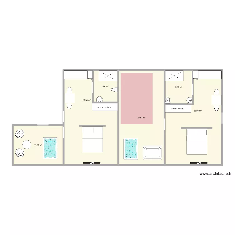MAISON LOUIS. Plan de MAISON LOUIS. Plan de