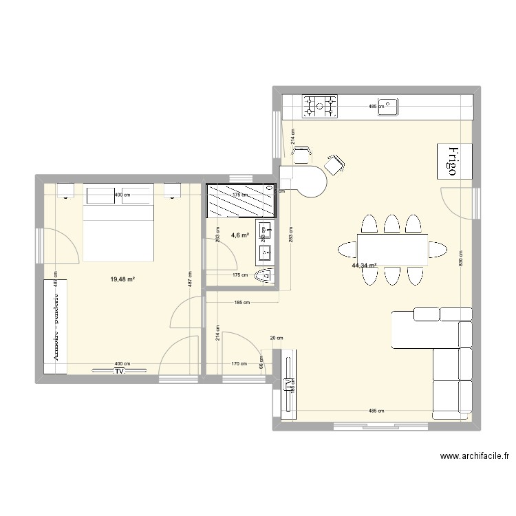 lamas 2. Plan de 0 pièce et 0 m2