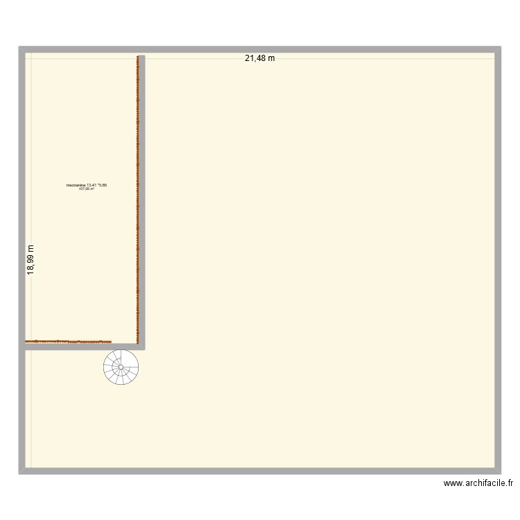 polydruck barriere. Plan de 1 pièce et 408 m2